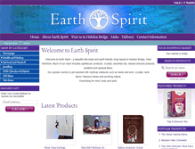 Tablet Screenshot of earthspiritshop.co.uk